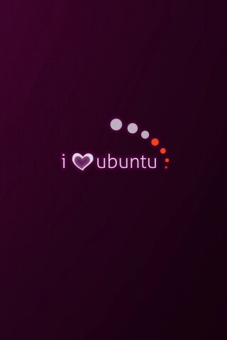 Я люблю убунту обои