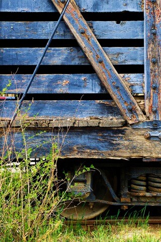 Старый грузовой вагон обои