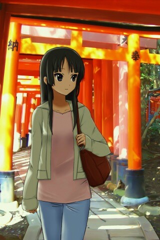 Акияма Мио обои