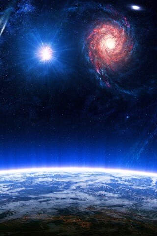 Бесконечный черный космос обои