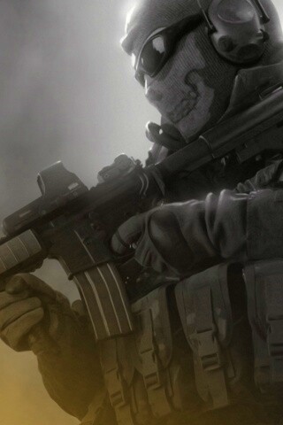 Солдат в маске обои