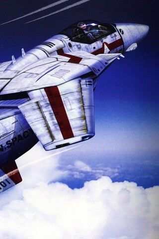 Реактивный самолёт будущего обои