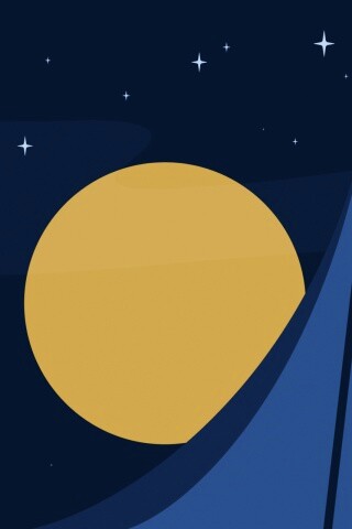 Полная луна обои