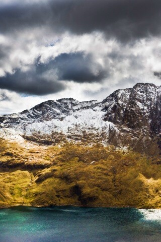 Вид на горы обои