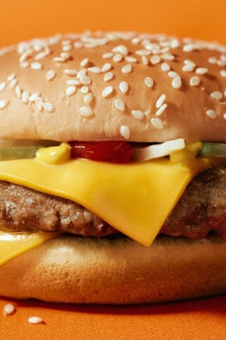 Сочный чизбургер обои
