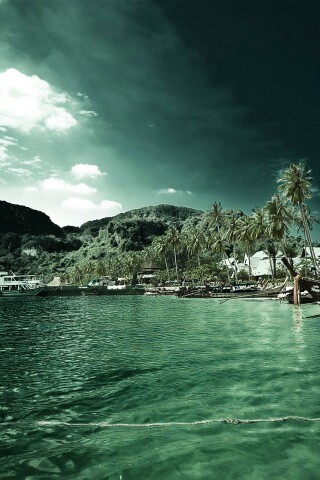 Призрачный пляж обои