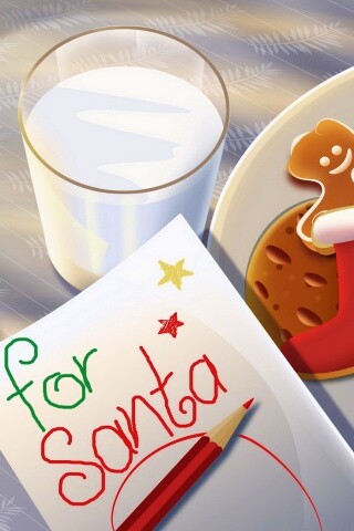 Сладости для санты обои