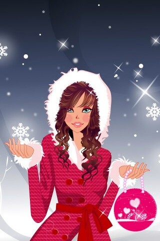 Модный новый год обои