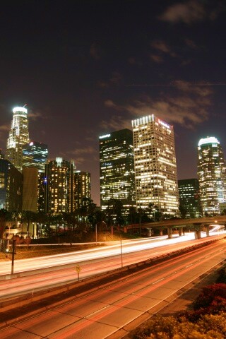 Ночной город обои