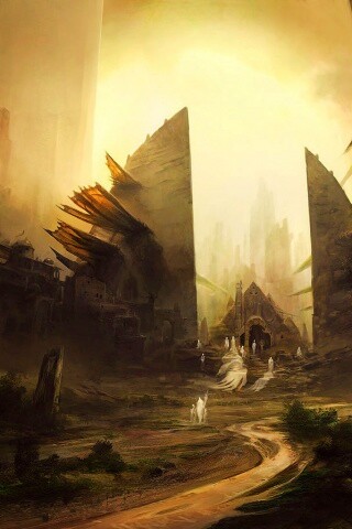 Затерянный город обои