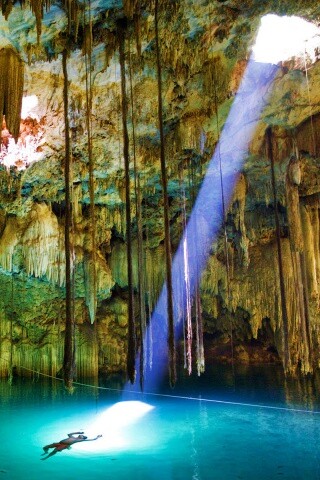 Пещера сталактитов обои