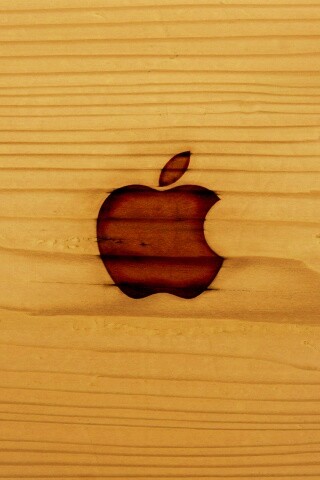 Выжженое яблочко обои