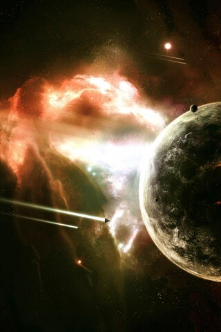 Живописный космос обои