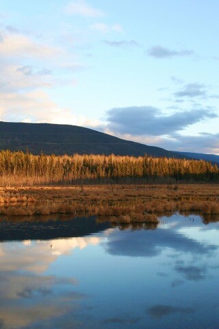 Осеннее озеро обои