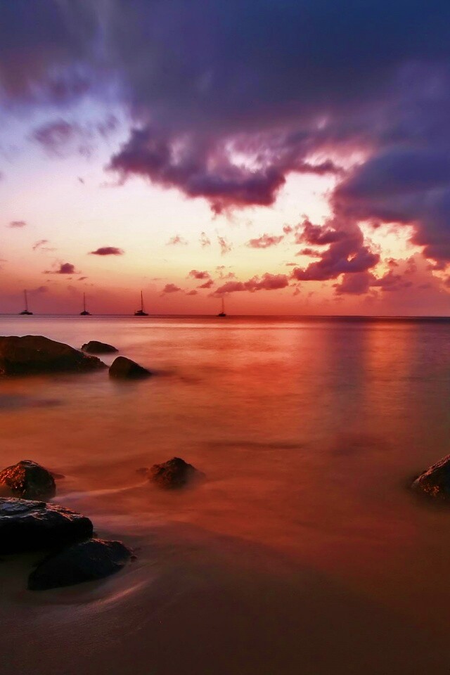 Кровавое море обои