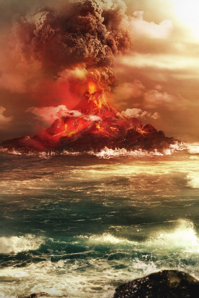 Вулкан обои