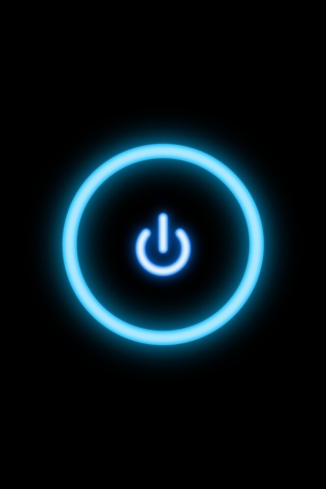 Горящая кнопка запуска обои