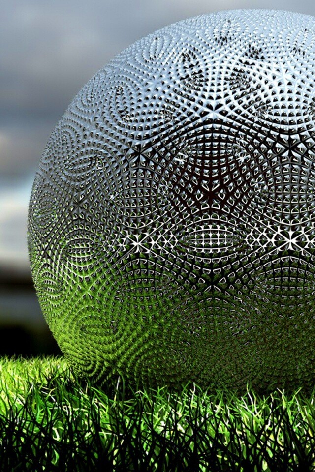 Металлический мяч для гольфа обои