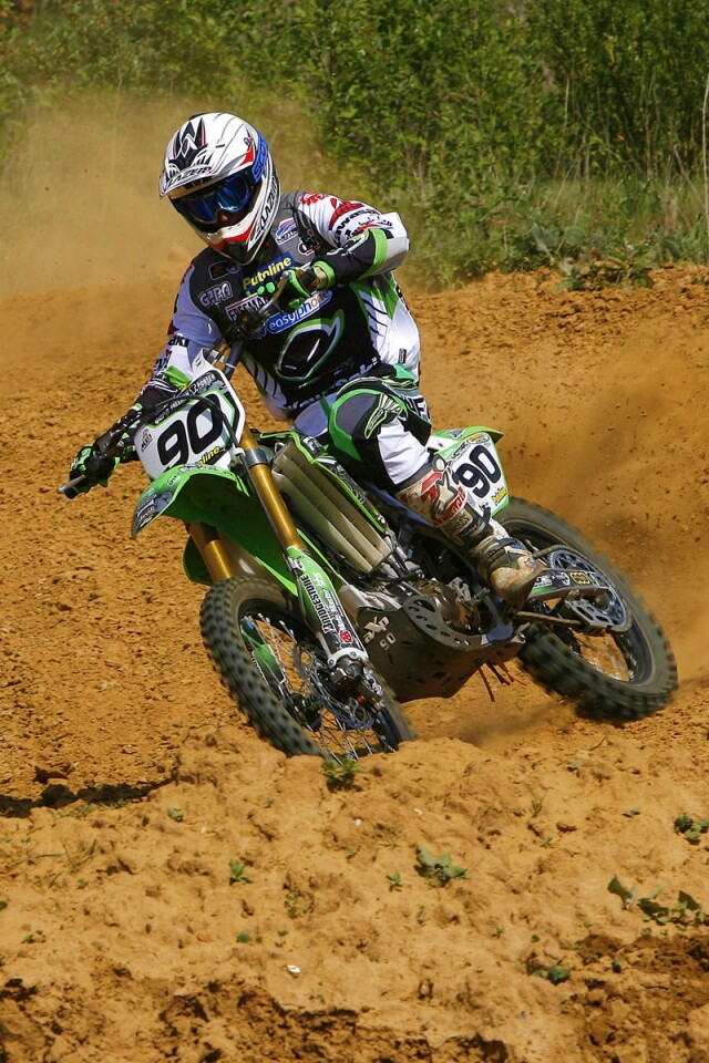 На мототреке обои