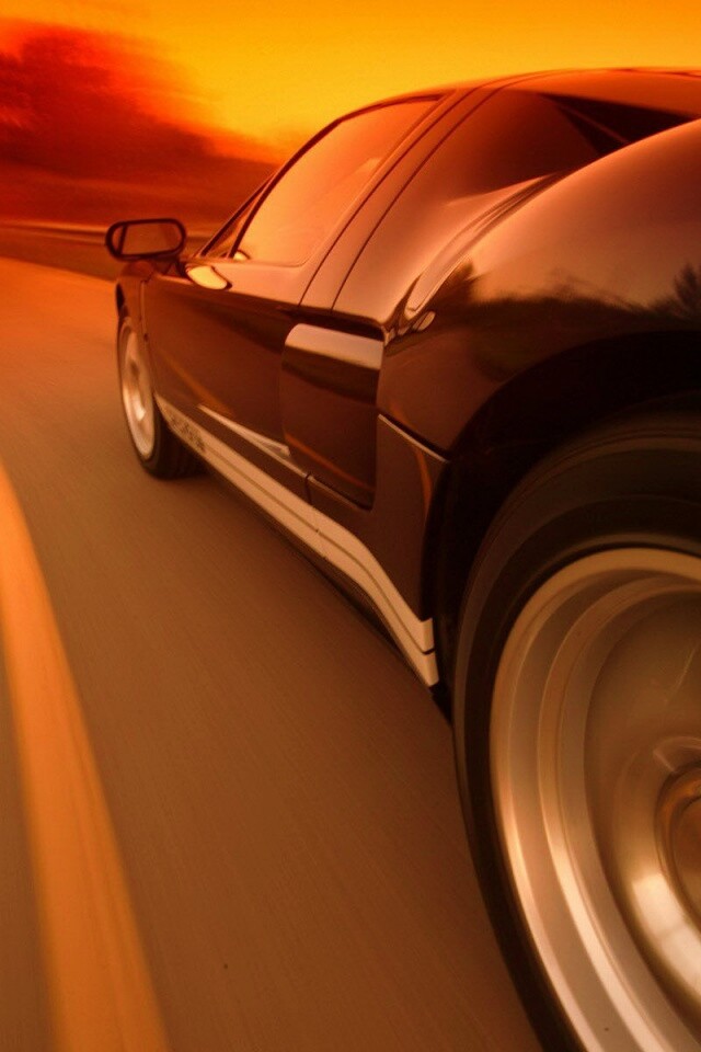 Авто на повороте обои