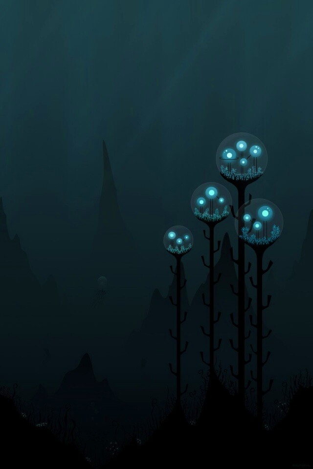 Мрачные горы обои