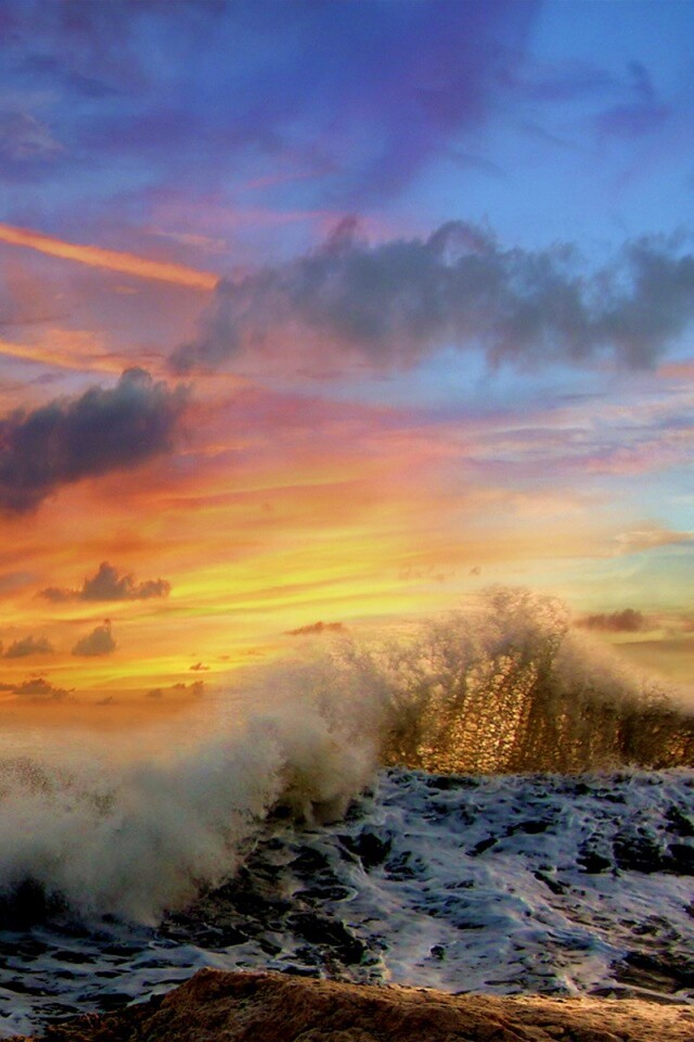 Бушующее море обои