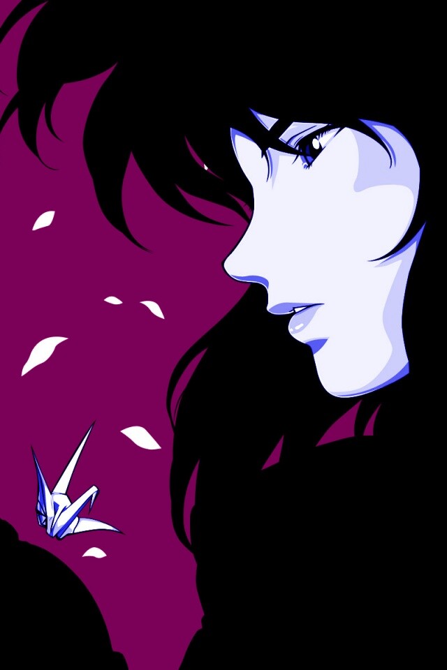 Девушка делает оригами обои