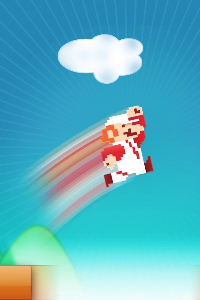 Прыжок Марио обои