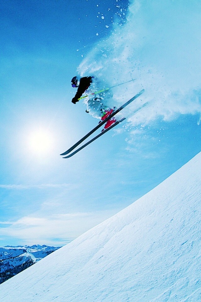 Горнолыжник обои