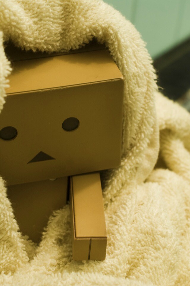Yotsubato Danbo в полотенце обои