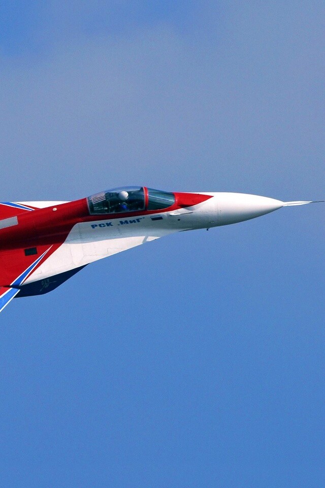 Истребитель МИГ пилотажной группы обои