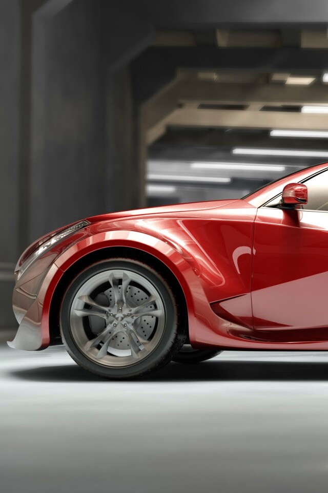 Красный концепт обои