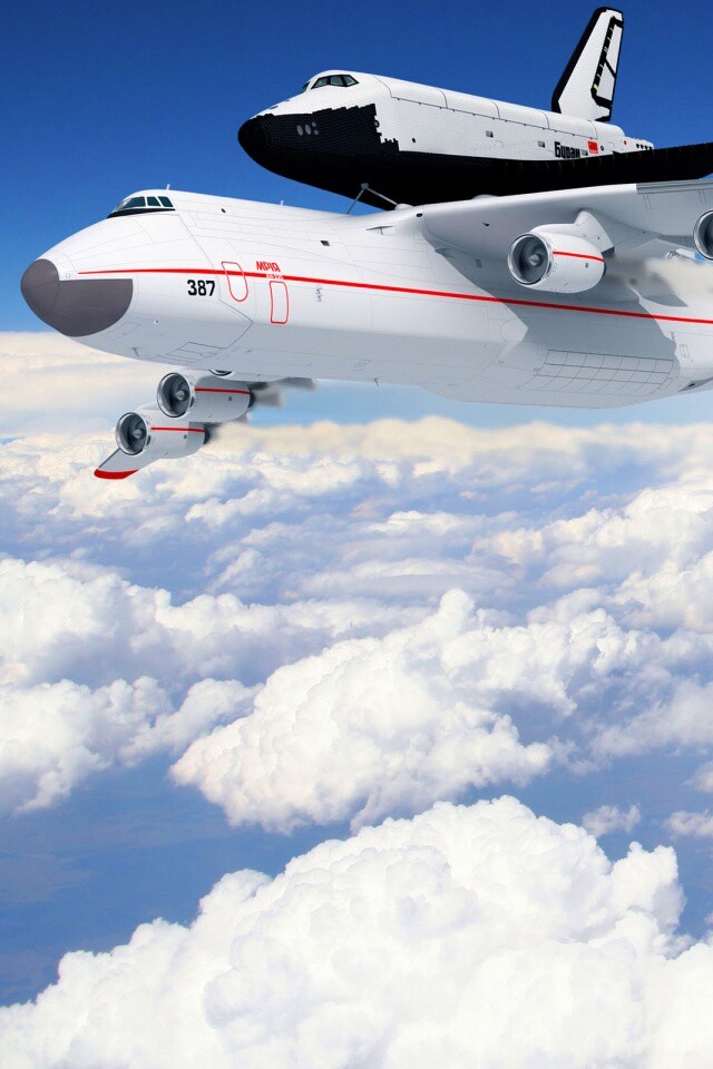 Авиатранспортировка Бурана обои