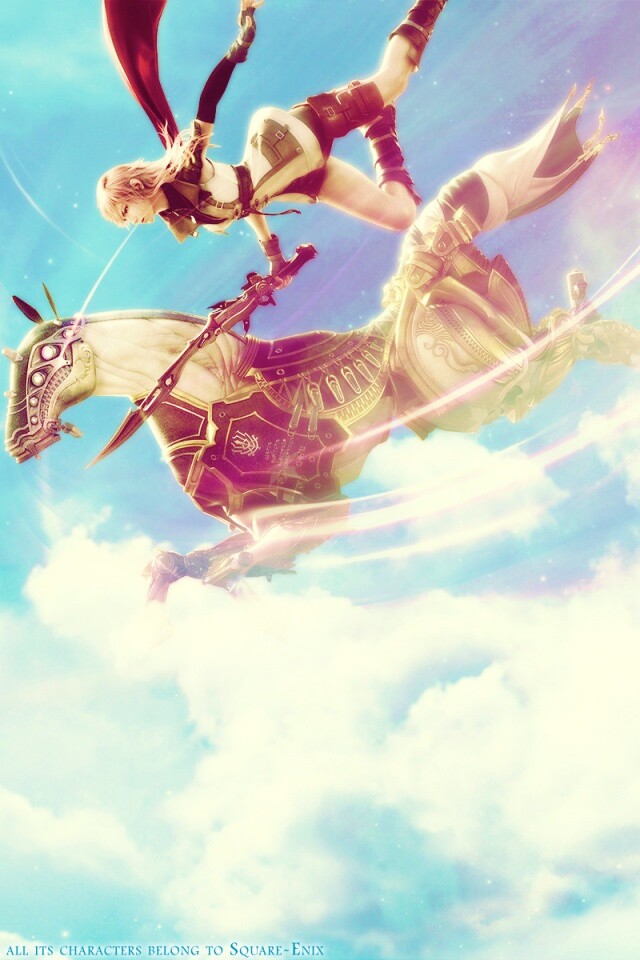 Девушка из Final Fantasy XIII обои