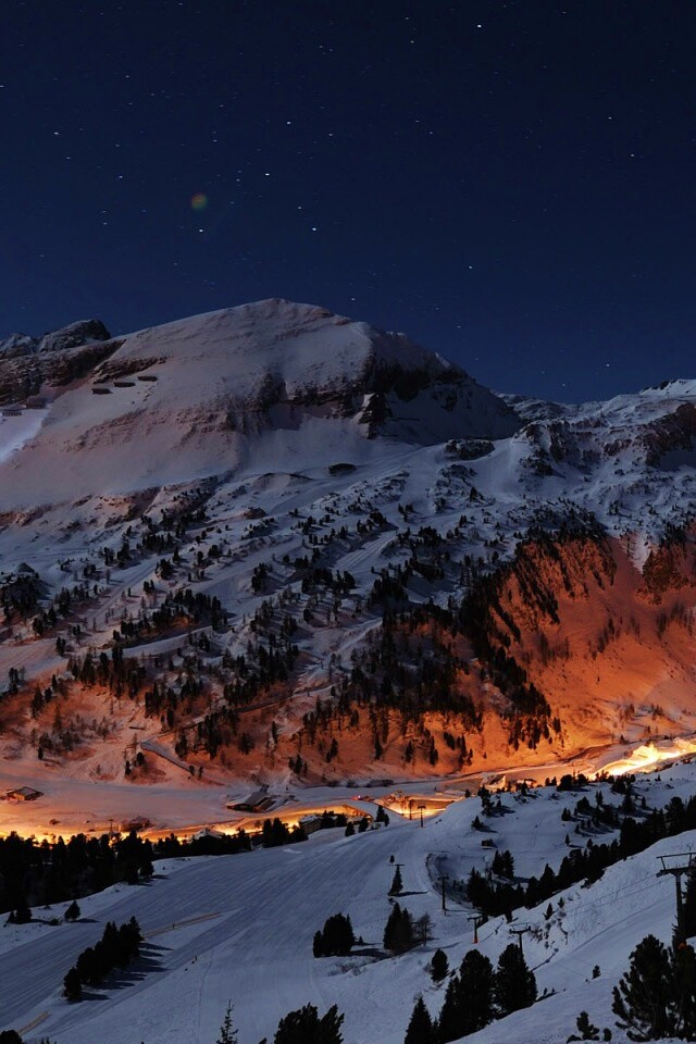 Горнолыжный курорт обои