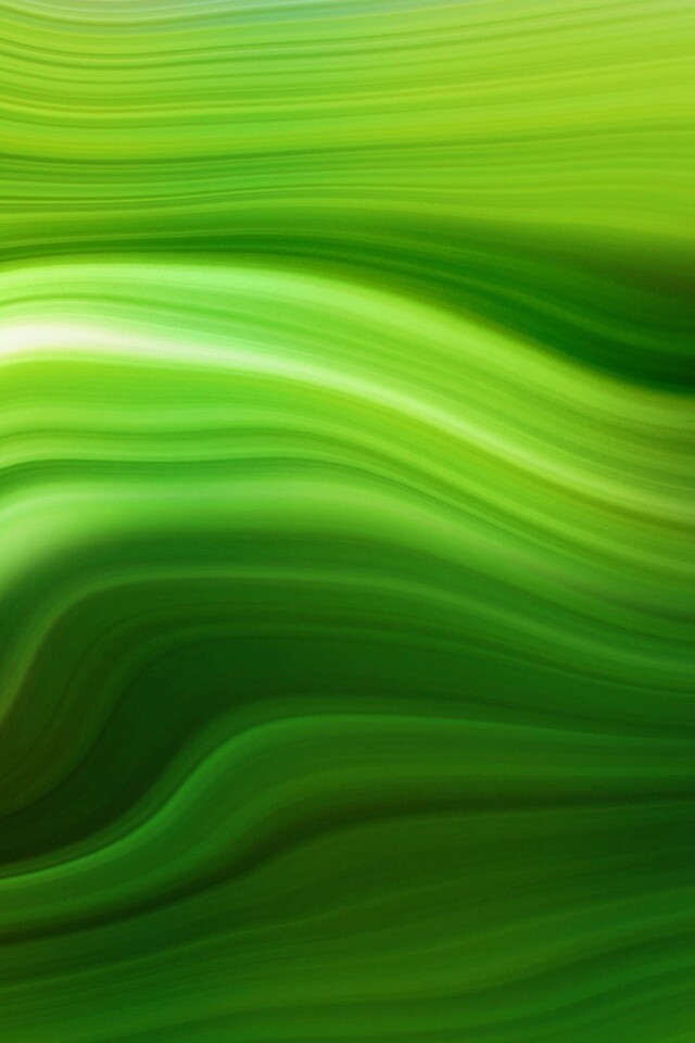 Зеленые волны обои