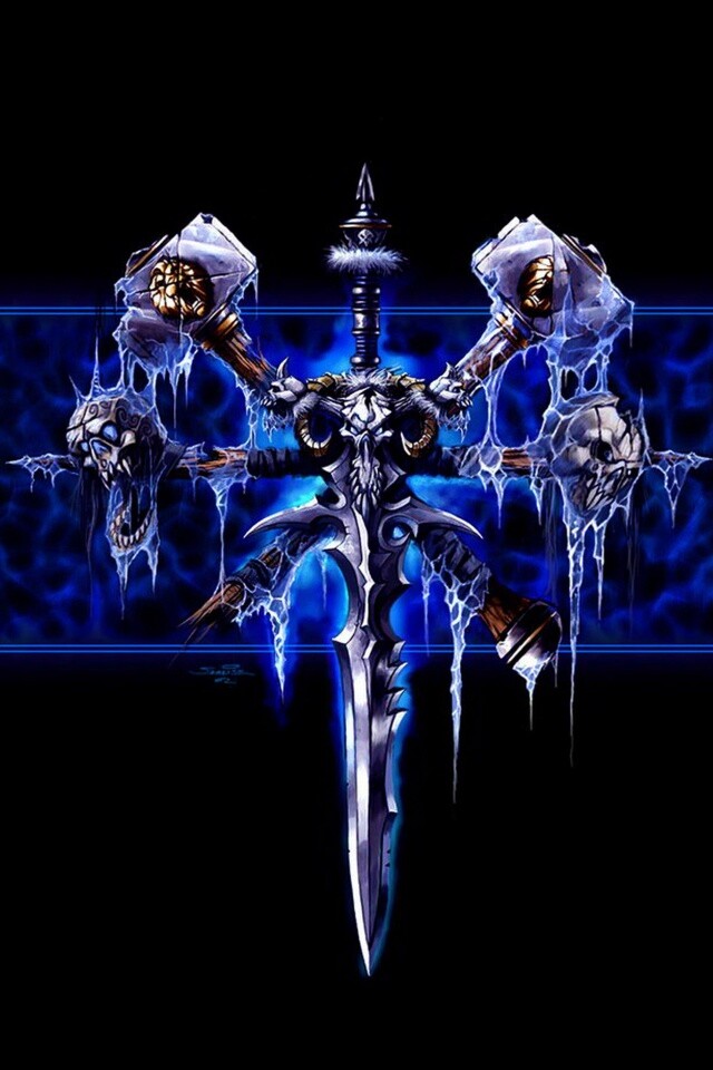 Логотип WarCraft Frothen Throne обои