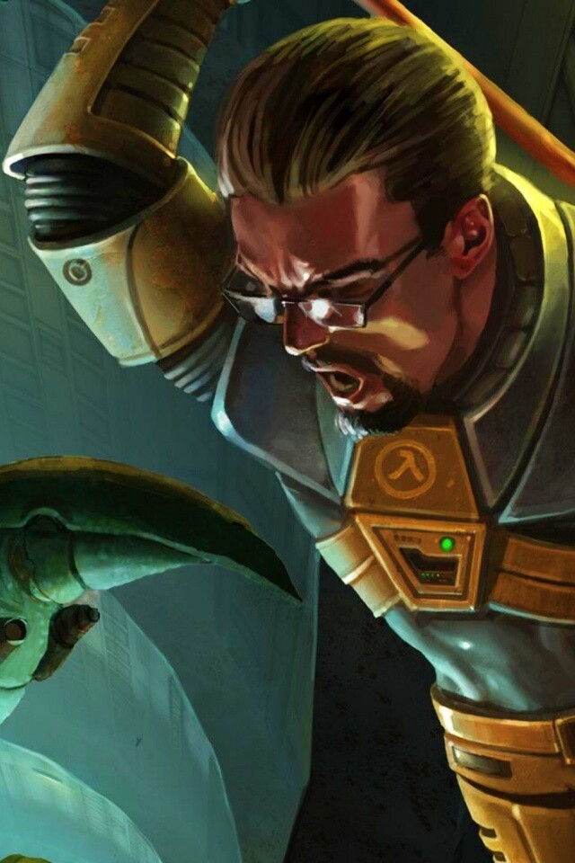 Рисованный Гордон Фримен обои