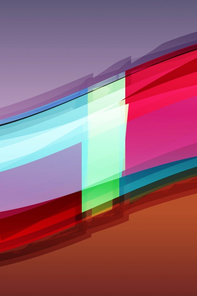 Волна из прозрасных цветных пластин обои