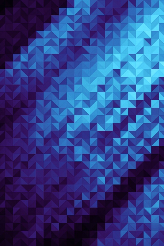 Синий квадратный узор обои