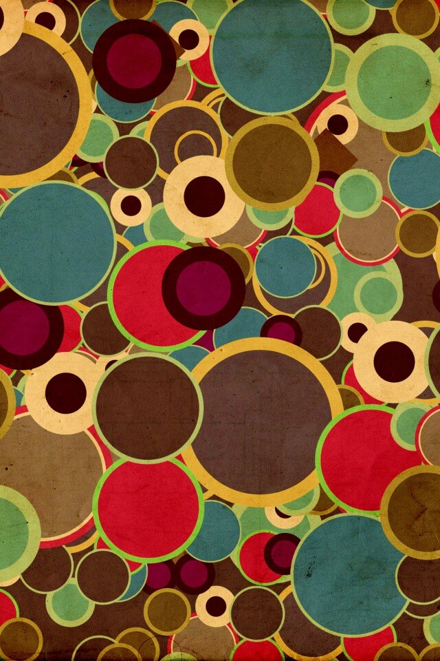 Цветные круги обои