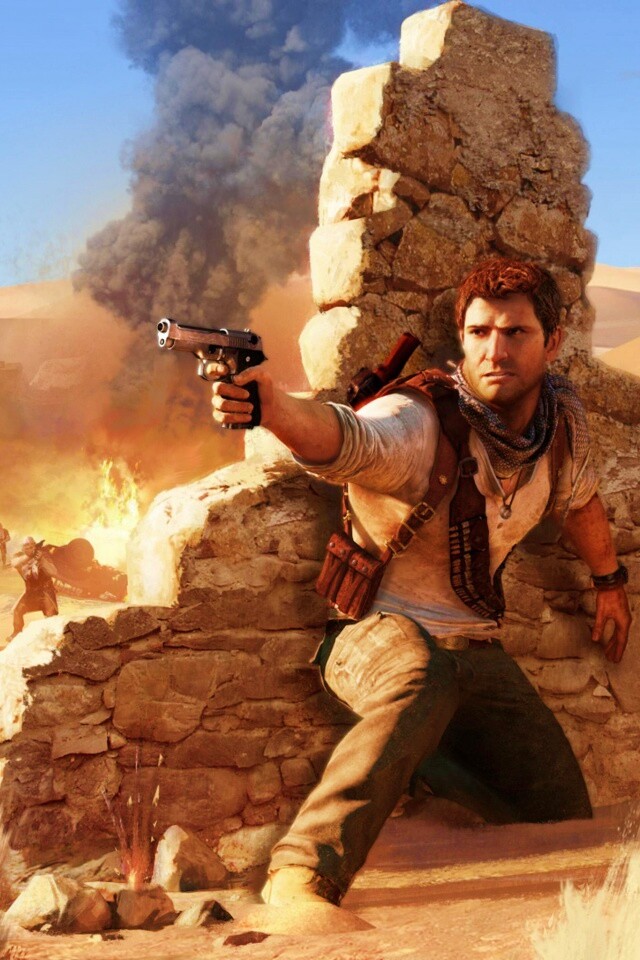 Бой в пустыне обои