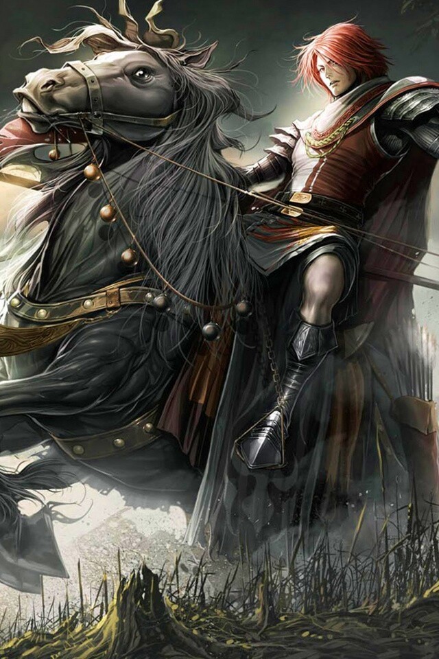 Рыцарь с копьем обои