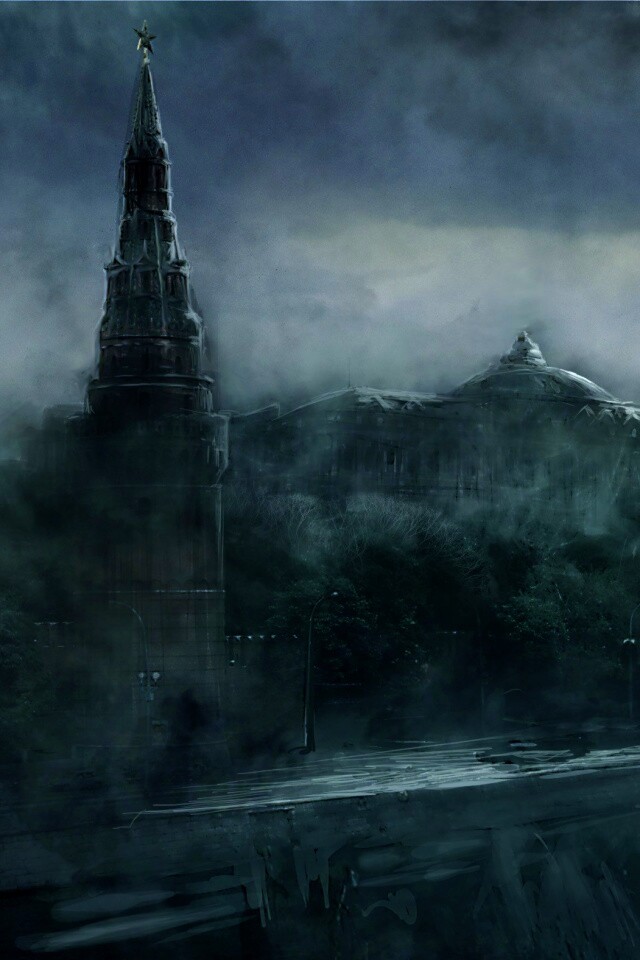 Постапокалиптическая Москва обои