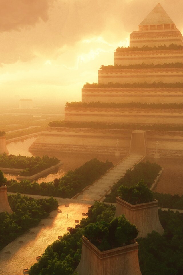 Пирамида обои