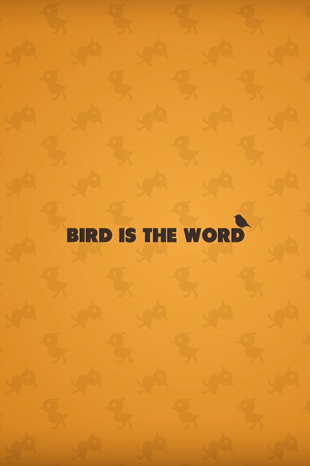 Bird is the word обои