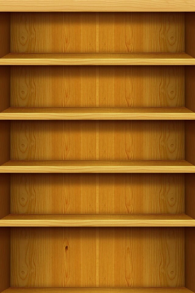 Обои в виде полок для iphone обои