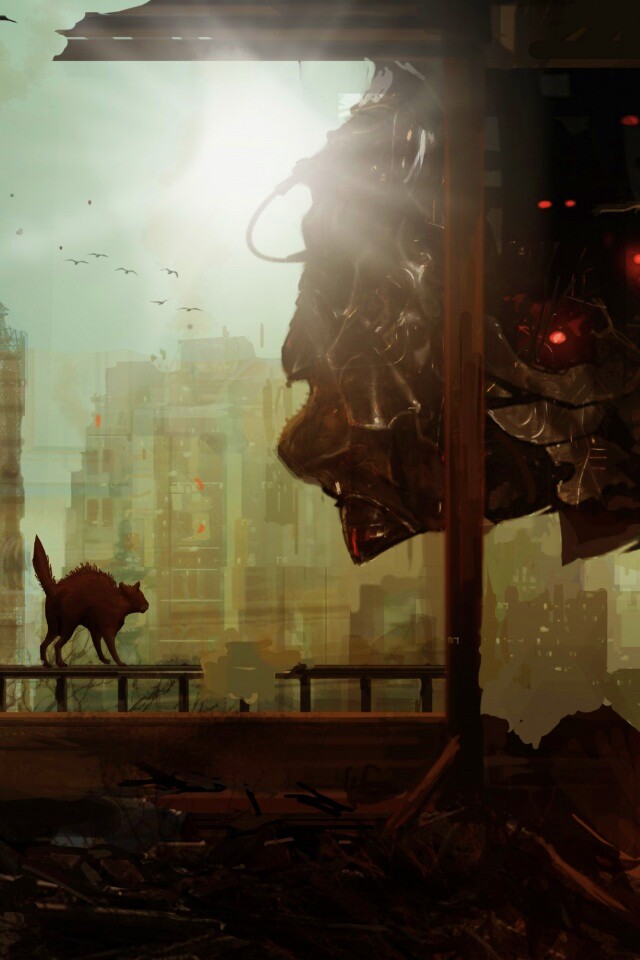 Кошкино удивление обои