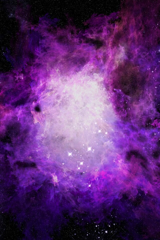 Фиолетовая туманность обои
