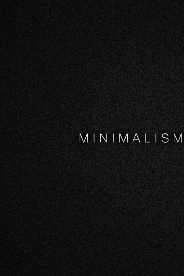 Минимализм обои